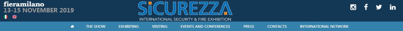 sicurezza security exhibition